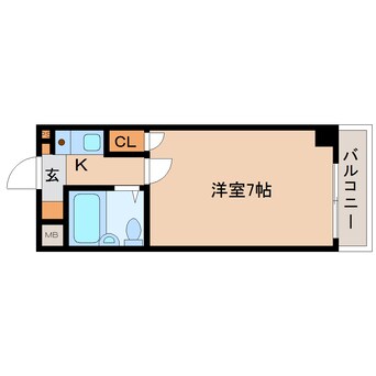 間取図 大和路線・関西本線/奈良駅 徒歩11分 1階 築29年