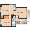 大和路線・関西本線/木津駅 徒歩15分 1階 築10年 2LDKの間取り