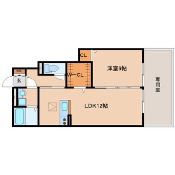 間取図 大和路線・関西本線/奈良駅 徒歩11分 1階 築14年