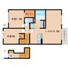 大和路線・関西本線/奈良駅 徒歩9分 2階 築10年 2LDKの間取り