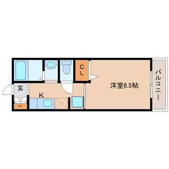 間取図 近鉄難波線・奈良線/近鉄奈良駅 バス13分護国神社下車:停歩5分 1階 築25年