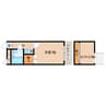 近鉄難波線・奈良線/近鉄奈良駅 バス:12分:停歩7分 2階 築35年 1Kの間取り