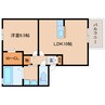 奈良線/木津駅 徒歩10分 2階 築17年 1LDKの間取り