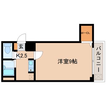 間取図 大和路線・関西本線/奈良駅 徒歩3分 5階 築29年