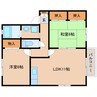 近鉄難波線・奈良線/近鉄奈良駅 バス:10分:停歩6分 2階 築26年 2LDKの間取り