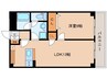 近鉄難波線・奈良線/新大宮駅 徒歩3分 5階 築51年 1LDKの間取り