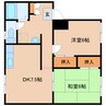 近鉄難波線・奈良線/近鉄奈良駅 バス:15分:停歩4分 1階 築34年 2DKの間取り
