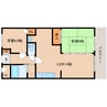 近鉄難波線・奈良線/新大宮駅 徒歩10分 3階 築46年 2LDKの間取り