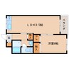 近鉄難波線・奈良線/新大宮駅 徒歩10分 3階 築38年 1LDKの間取り