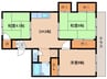 近鉄難波線・奈良線/近鉄奈良駅 徒歩13分 1階 築41年 3DKの間取り