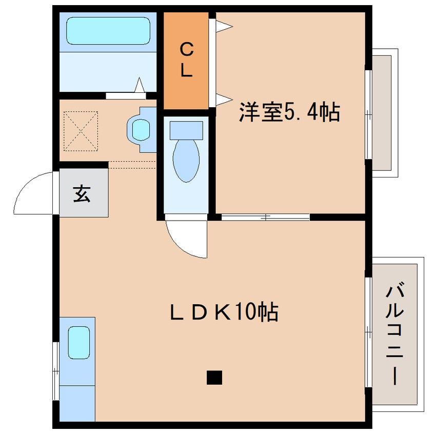 間取図 近鉄難波線・奈良線/近鉄奈良駅 バス10分南方町下車:停歩1分 1階 築37年