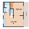 近鉄難波線・奈良線/近鉄奈良駅 バス:10分:停歩1分 1階 築37年 1LDKの間取り