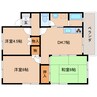 奈良線/木津駅 徒歩5分 2階 築31年 3DKの間取り