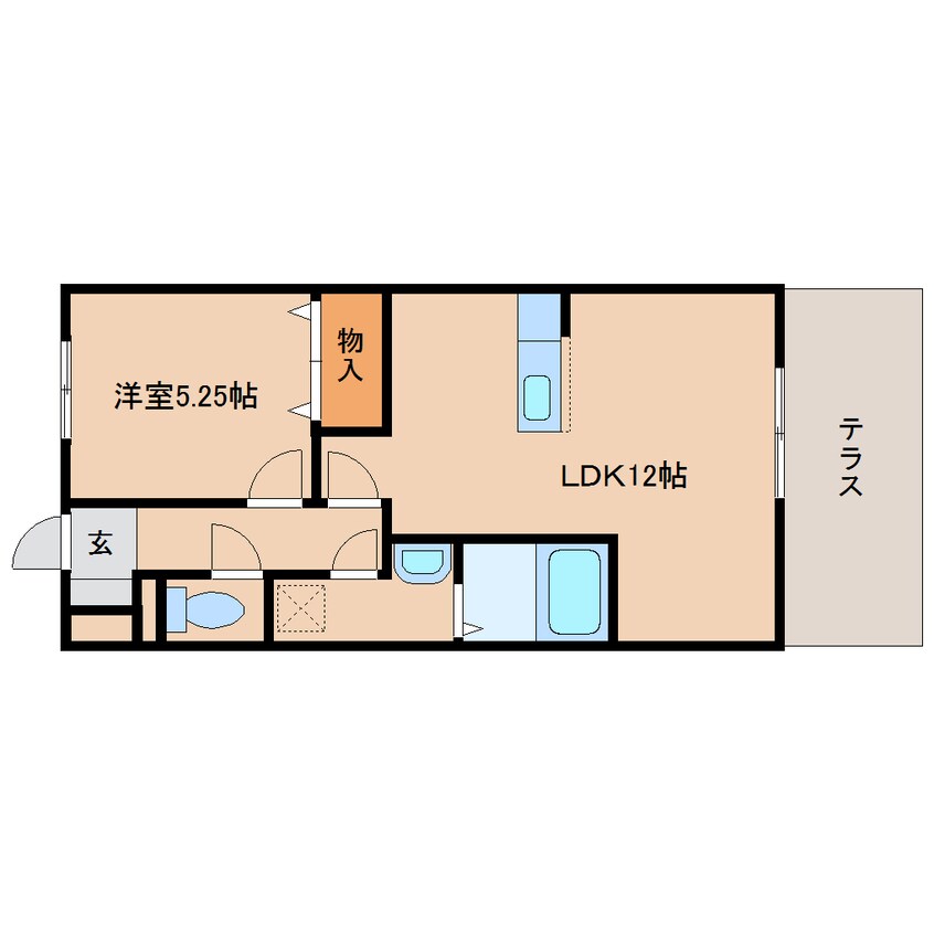 間取図 大和路線・関西本線/奈良駅 バス15分古市町下車:停歩6分 1階 築16年