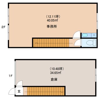 間取図 大和路線・関西本線/奈良駅 バス16分大和ハウス前下車:停歩6分 1-2階 築25年