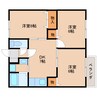 大和路線・関西本線/加茂駅 徒歩8分 2階 築27年 3DKの間取り