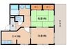 近鉄難波線・奈良線/近鉄奈良駅 バス:9分:停歩1分 1階 築33年 2DKの間取り