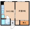 近鉄難波線・奈良線/近鉄奈良駅 徒歩10分 1階 築44年 1DKの間取り