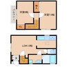 大和路線・関西本線/奈良駅 バス:15分:停歩5分 1-2階 築21年 2LDKの間取り