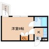 近鉄難波線・奈良線/近鉄奈良駅 徒歩9分 3階 築34年 1Kの間取り
