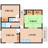近鉄難波線・奈良線/新大宮駅 徒歩12分 2階 築27年 3LDKの間取り