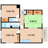 近鉄難波線・奈良線/新大宮駅 徒歩12分 2階 築27年 3LDKの間取り
