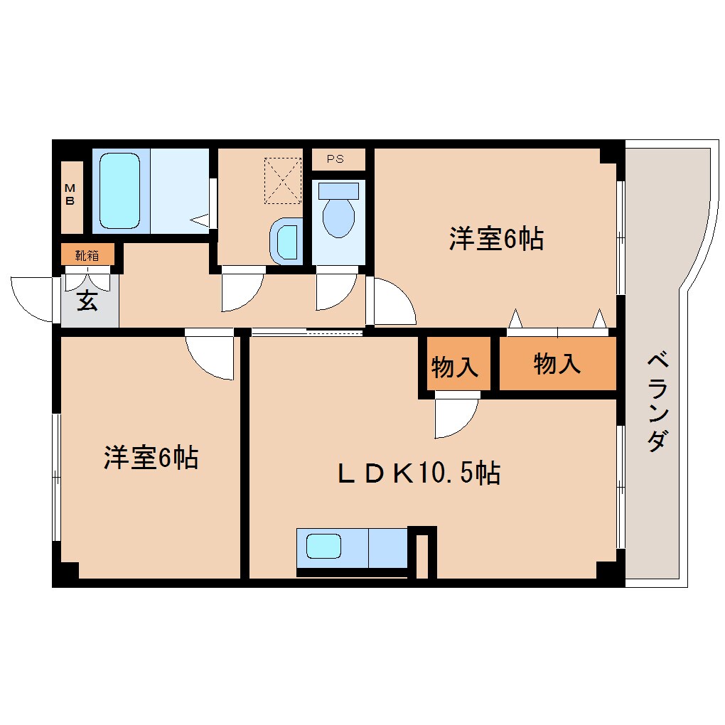 間取り図 近鉄難波線・奈良線/新大宮駅 徒歩12分 1階 築36年
