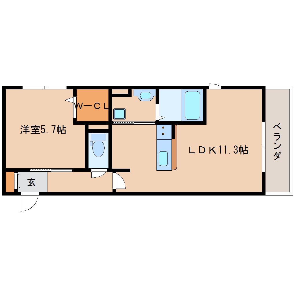 間取り図 大和路線・関西本線/奈良駅 徒歩10分 3階 築10年