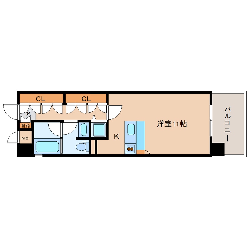 間取図 大和路線・関西本線/奈良駅 徒歩5分 4階 築17年