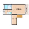 近鉄難波線・奈良線/近鉄奈良駅 徒歩18分 2階 築34年 1Kの間取り
