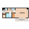 大和路線・関西本線/奈良駅 徒歩5分 4階 築35年 1Kの間取り