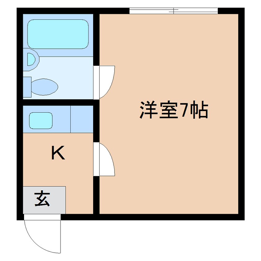 間取図 大和路線・関西本線/奈良駅 徒歩9分 4階 築34年