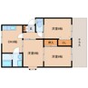 奈良線/平城山駅 徒歩7分 1階 築32年 3DKの間取り