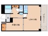 近鉄難波線・奈良線/新大宮駅 徒歩3分 2階 築41年 1LDKの間取り