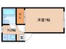 桜井線<万葉まほろば線>/京終駅 徒歩6分 2階 築37年 1Kの間取り