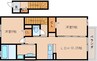 近鉄難波線・奈良線/新大宮駅 徒歩23分 2階 築10年 2LDKの間取り