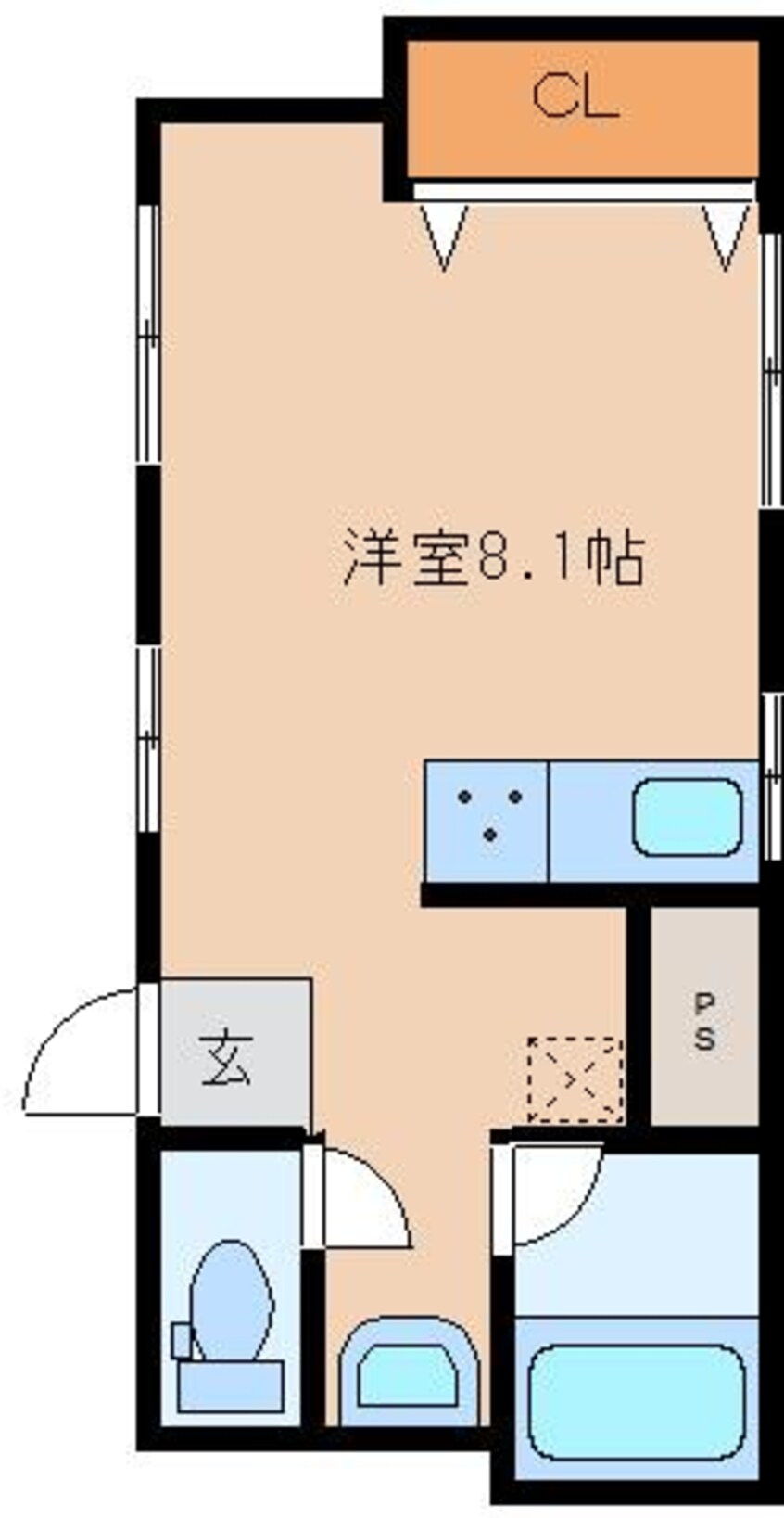 間取図 大和路線・関西本線/奈良駅 徒歩11分 2階 築54年