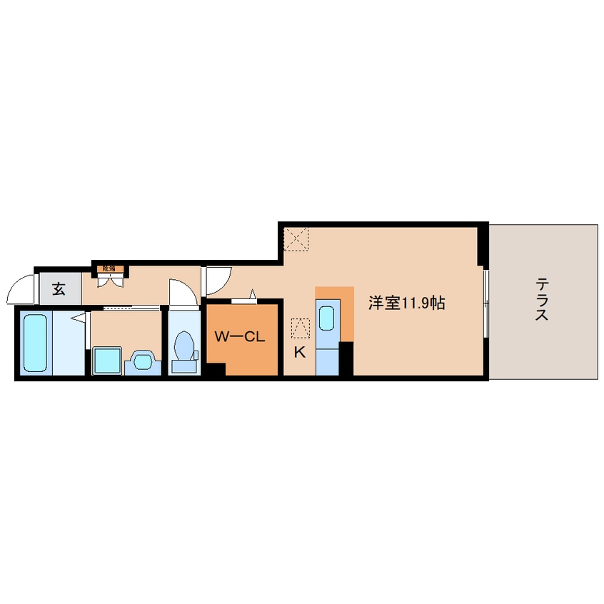 間取図 大和路線・関西本線/奈良駅 バス10分八条町地蔵前下車:停歩3分 1階 築9年