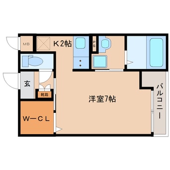 間取図 大和路線・関西本線/奈良駅 徒歩7分 1階 築8年