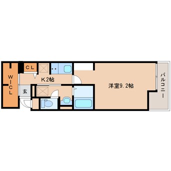 間取図 大和路線・関西本線/奈良駅 徒歩7分 3階 築6年