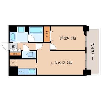間取図 大和路線・関西本線/奈良駅 徒歩7分 2階 築8年