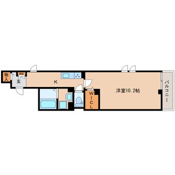 間取図 大和路線・関西本線/奈良駅 徒歩3分 2階 築7年