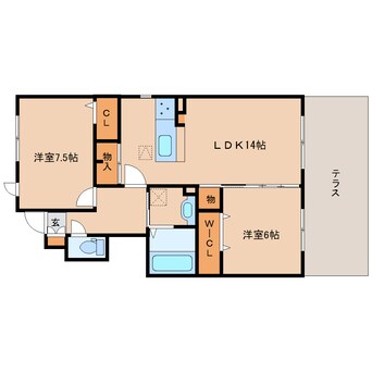 間取図 大和路線・関西本線/奈良駅 バス15分大和ハウス前下車:停歩5分 1階 築5年