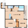 近鉄難波線・奈良線/新大宮駅 徒歩16分 3階 築6年 2LDKの間取り