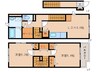 大和路線・関西本線/木津駅 徒歩15分 2階 築9年 2LDKの間取り