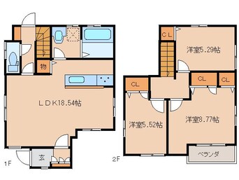 間取図 近鉄難波線・奈良線/近鉄奈良駅 徒歩14分 1階 築8年