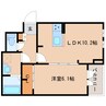 大和路線・関西本線/木津駅 徒歩17分 1階 築4年 1LDKの間取り