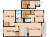 大和路線・関西本線/木津駅 徒歩20分 2階 築10年 2LDKの間取り