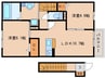 大和路線・関西本線/木津駅 徒歩16分 1階 築4年 2LDKの間取り