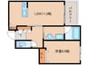 近鉄難波線・奈良線/新大宮駅 徒歩6分 3階 築3年 1LDKの間取り